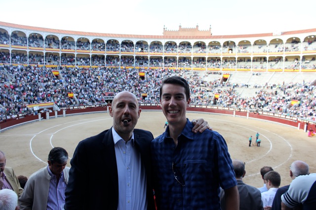 Bulls, friends, cigars