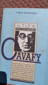 my old Cavafy