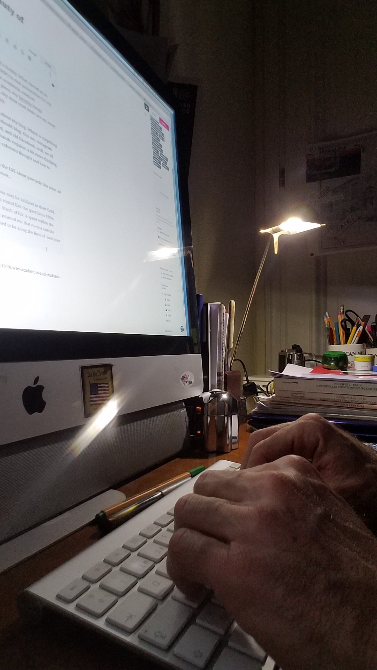 The lonely work of blogging