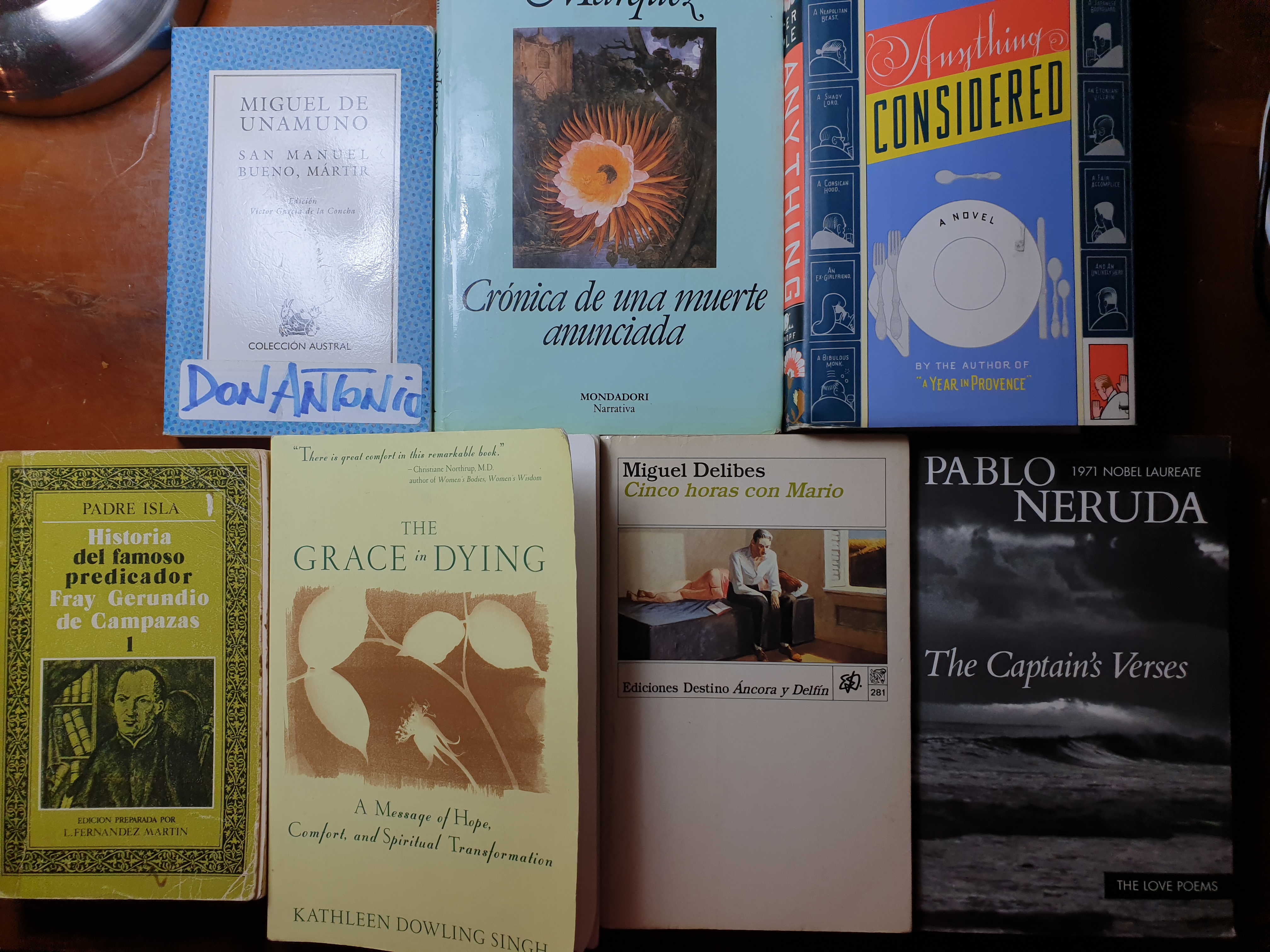 Some of the books I had lying around