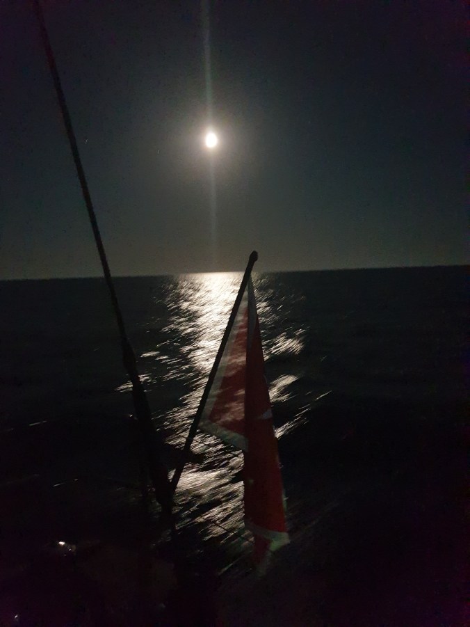 Full moon during night watch