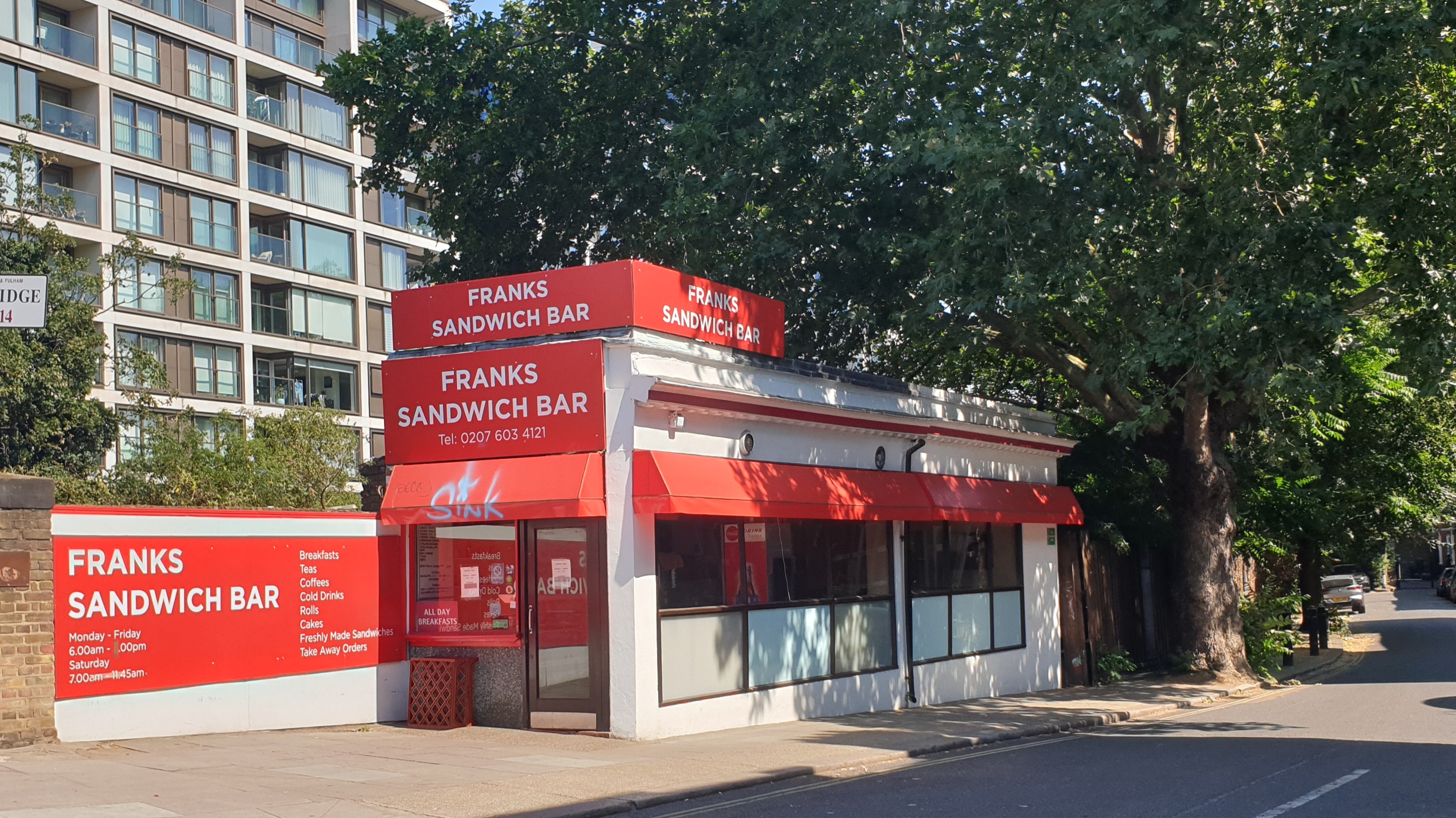 A sandwich bar